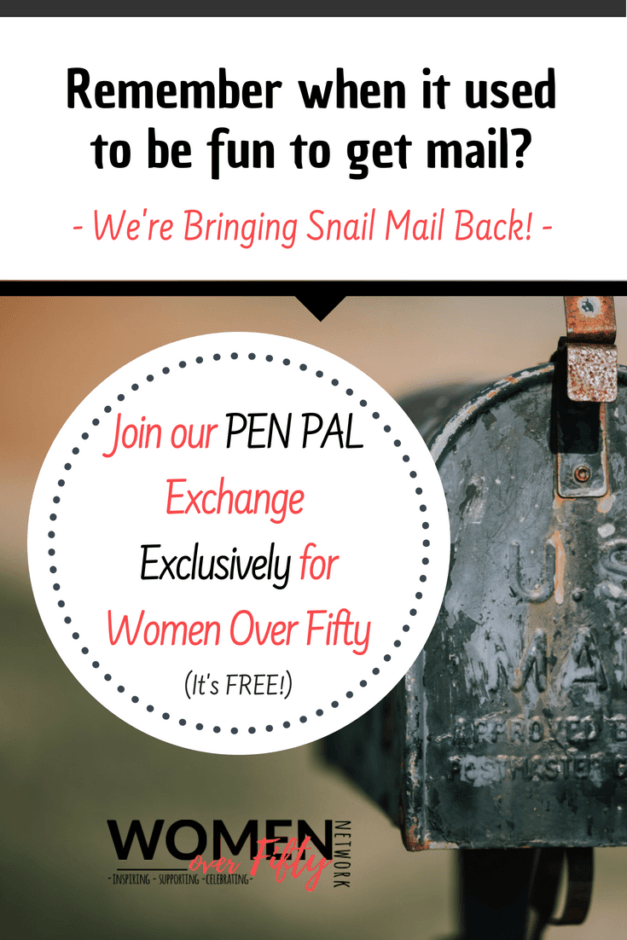 Pen Pals For Women Over Fifty Women Over Fifty Network