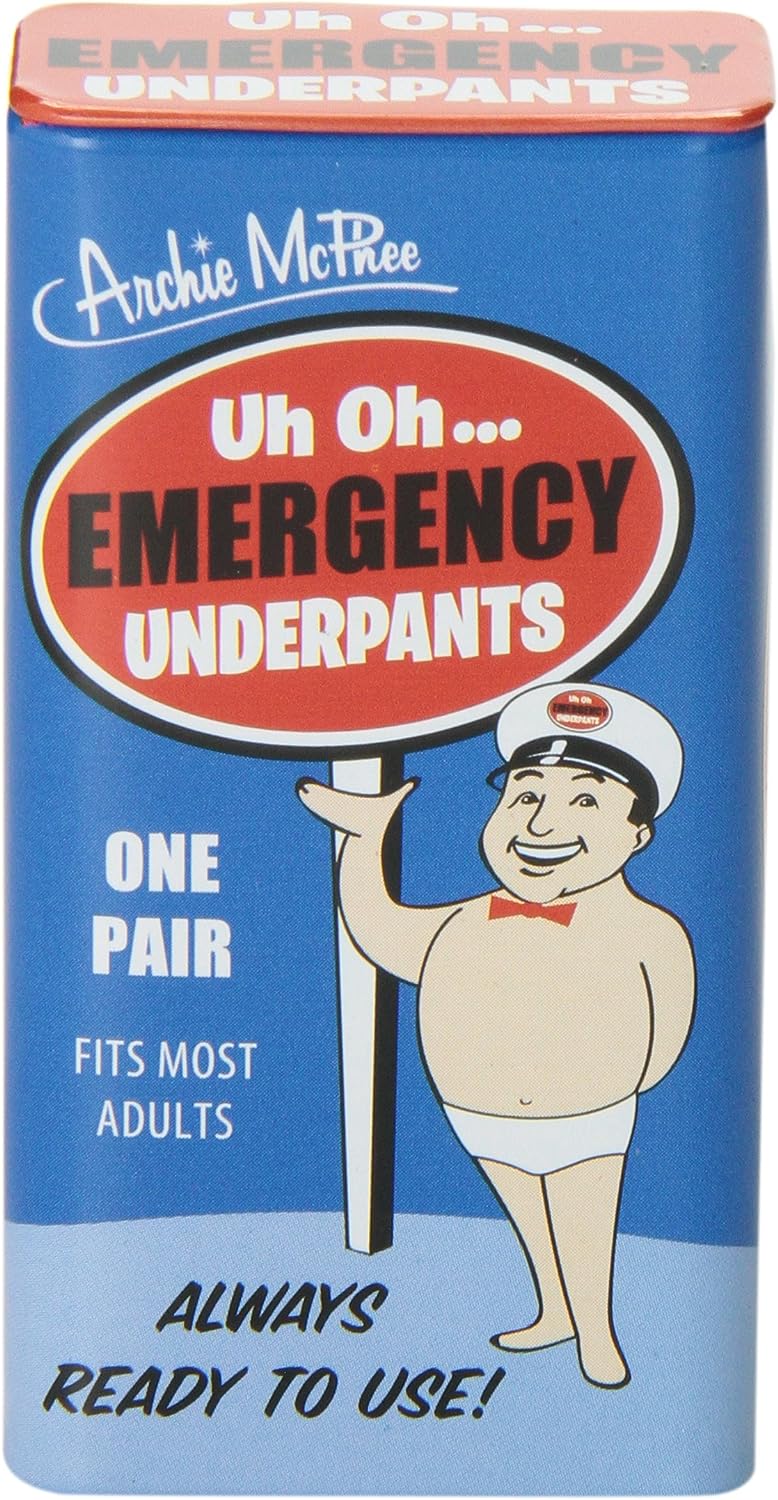 emergency underpants in a can